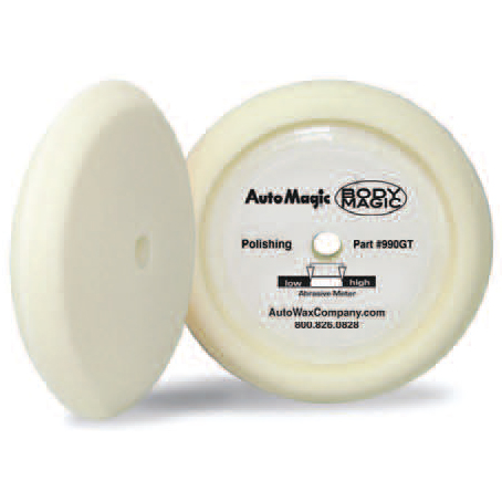 White Euro Foam Polishing Pad