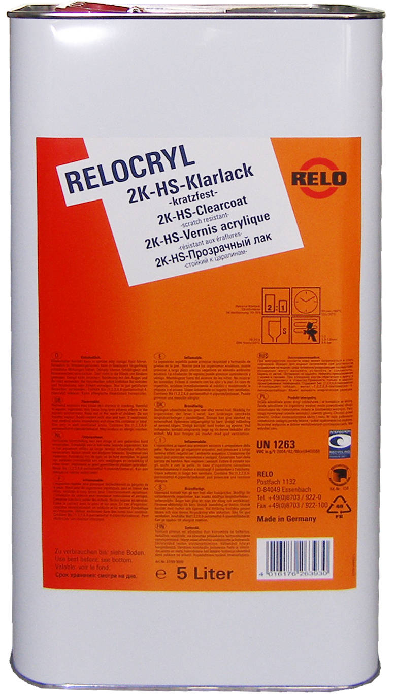 Relocryl 2K-HS Klarlack Kratzfest 5L